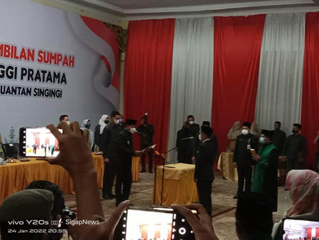 Dedy Sambudi Resmi Dilantik, Plt Bupati: Spirit Baru Menuju Kuansing Bermarwah